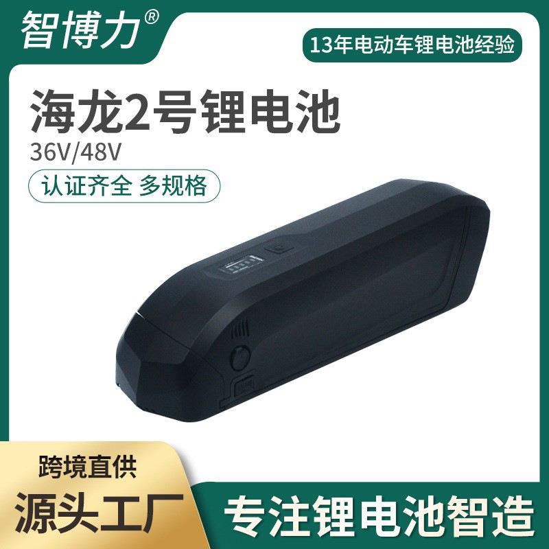 厂家供应36V10AH海龙2号电动自行车锂电池48V山地车电池组