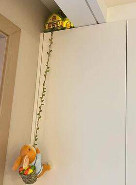 可爱爬藤小兔子挂件家居装饰品动物壁挂户外庭院阳台造景装饰盆挂