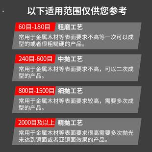 理研碳化硅砂纸水磨片打磨抛光4水砂纸干磨4耐磨砂纸