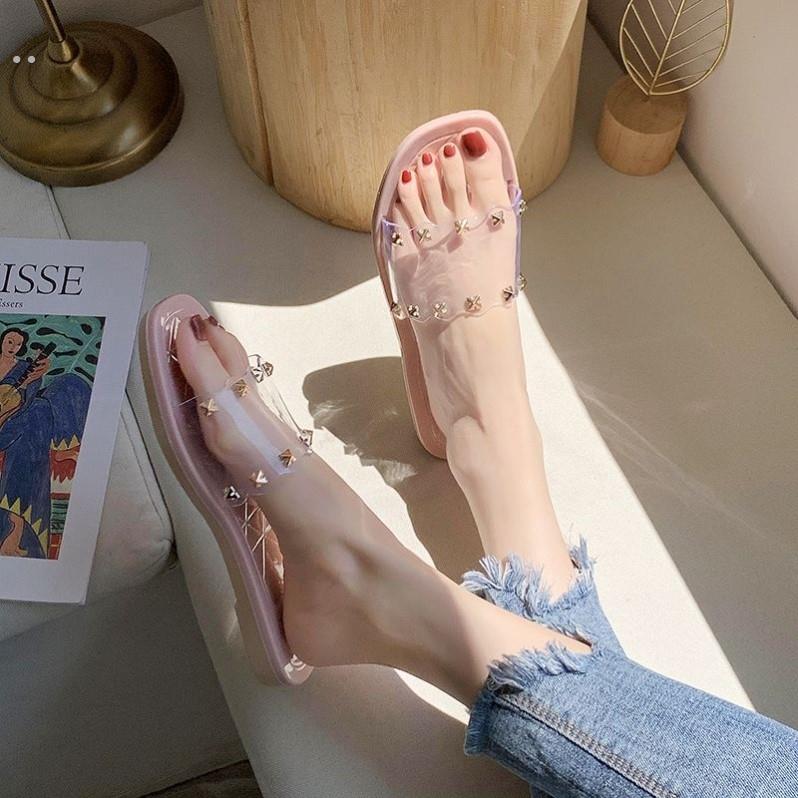 女士高级感外出拖鞋适合暴走的拖鞋经常走路的鞋今年夏天凉鞋可爱