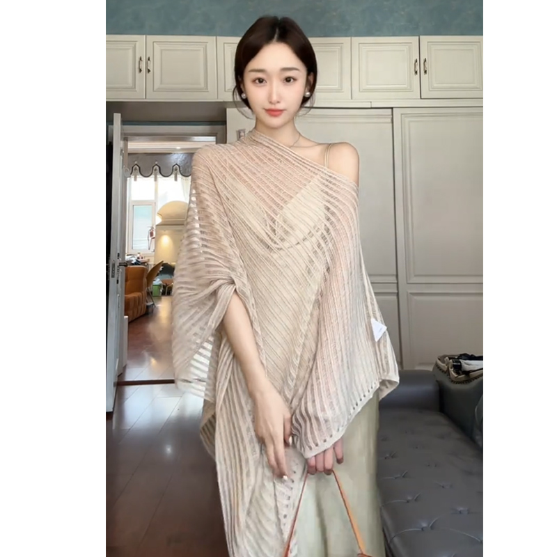 罩衫搭配裙子套装女春夏
