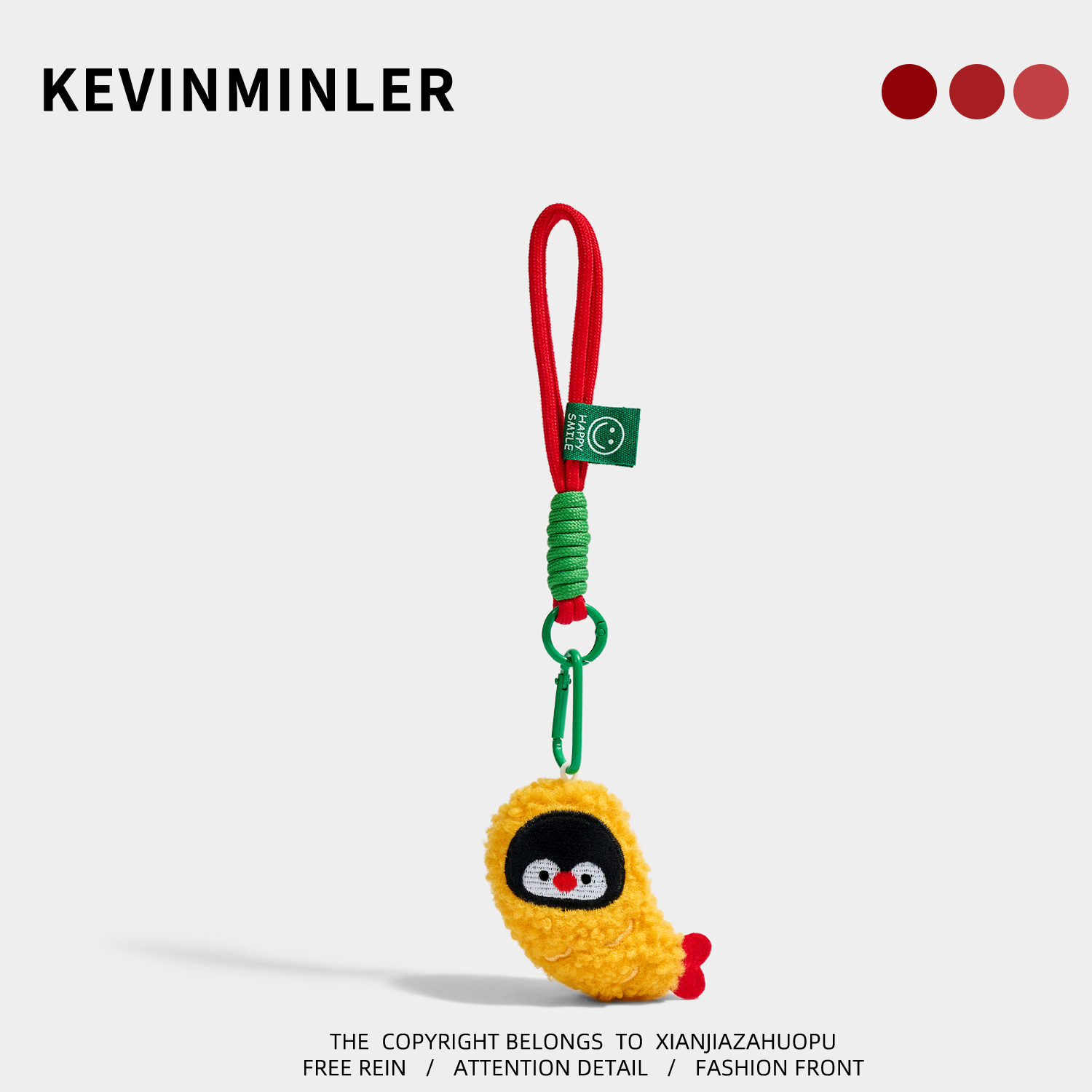 KEVINMINLER原创小企鹅钥匙扣毛绒包包挂件车挂饰圣诞节生日礼物
