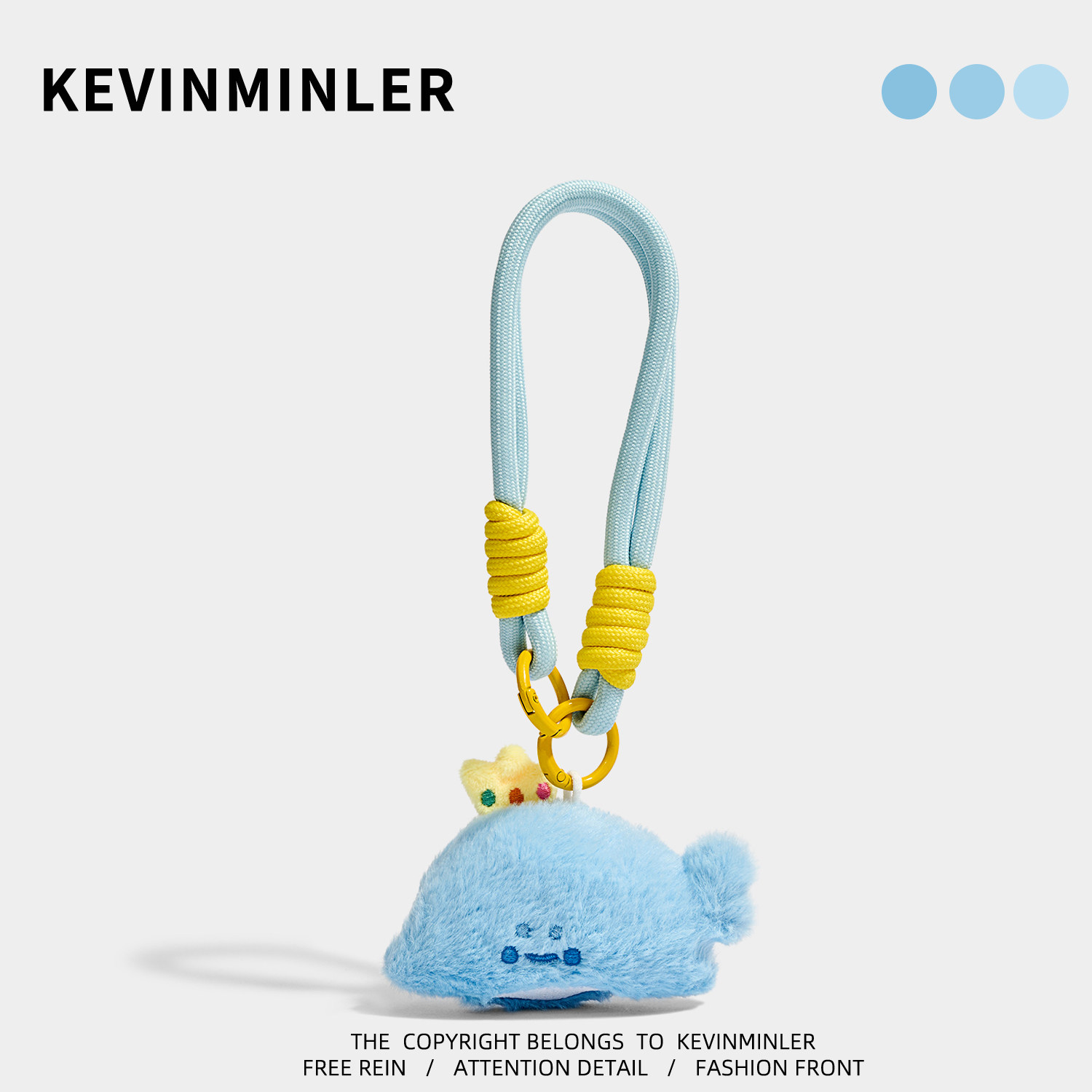 KEVINMINLER原创海洋小鲸鱼可爱包挂件高级感钥匙扣挂饰生日礼物图片