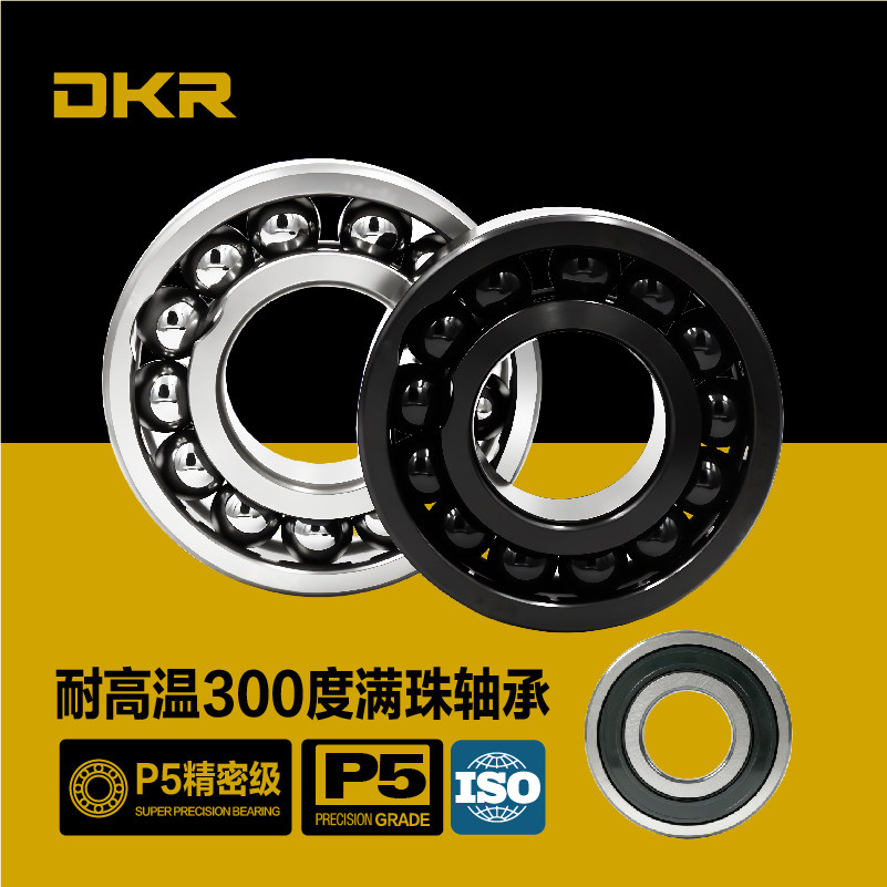 DKR德国耐高温轴承300度满深沟球轴承