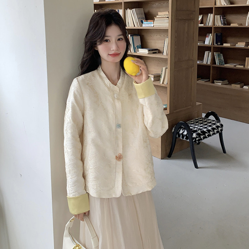 新中式国风短外套女2025春季新款气质今年流行减龄设计感休闲上衣,女装短外套,2C309