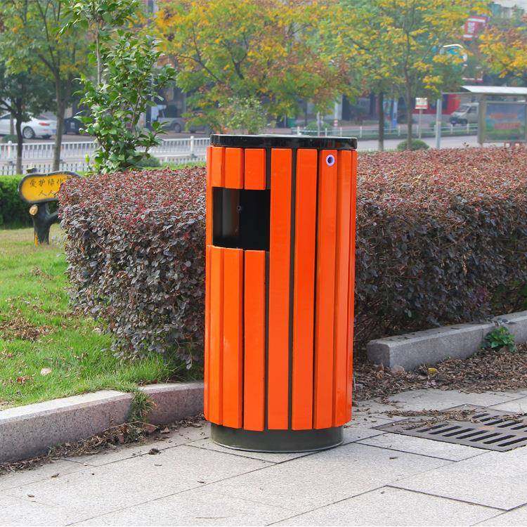 钢木环保垃圾桶公园市政环卫街道户外单桶可分类果皮箱垃圾桶,基础建材,不锈钢垃圾桶,淘宝优惠券,粉丝福利购,淘宝优惠卷