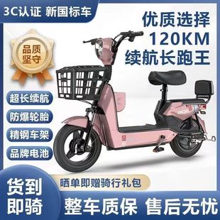 2025新国标电动自行车小型高续航电动车男女代步两轮助力电瓶车