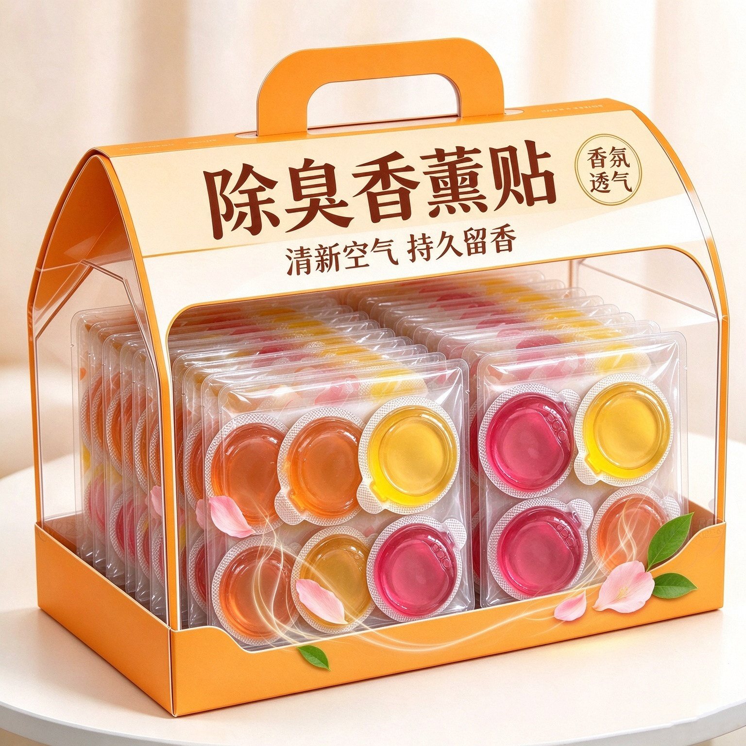 香薰除臭贴厕所猫砂盆除味