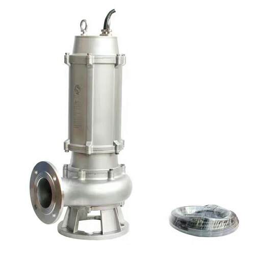 厂家供应WQ25-0-4KW三相不锈钢污水污物潜水电泵04口径65mm