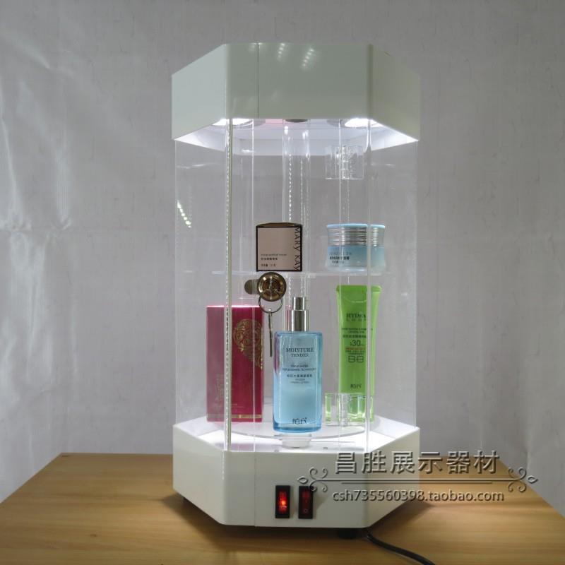 定做展示架有机玻璃展示柜亚克力旋转陈列架精品饰品手机手表展柜