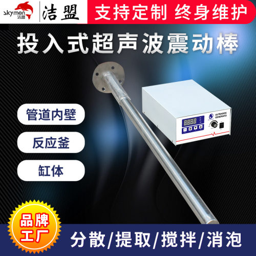 超声波清洗棒工业超声波清洗机细胞提取分散投入式超声波振棒