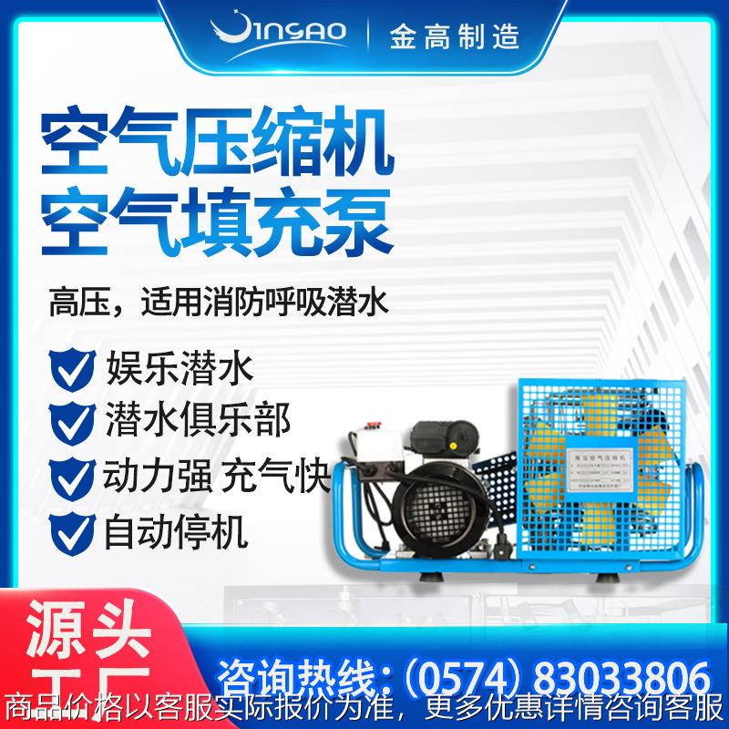 潜水消防正压式填充泵空气压缩机便携空气填充泵自动停机厂家