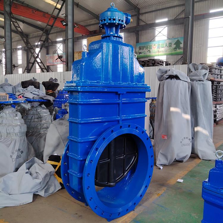 生产德标大口径软密封闸阀涡轮头阀门截止型弹性座封排水阀