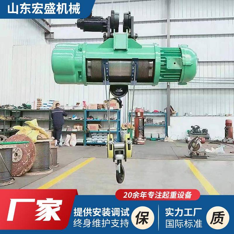 定制起重葫芦行车悬臂吊龙门架用1吨2吨手拉葫芦钢丝绳电动葫芦