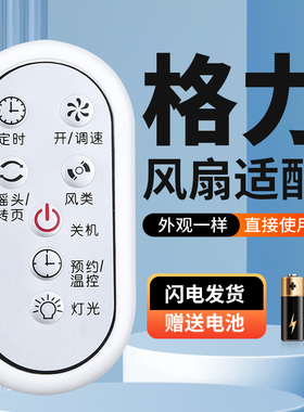 适用于格力电风扇遥控器FDZ-40X96Bbg9 4038Bag7 FL-09X62Bhc