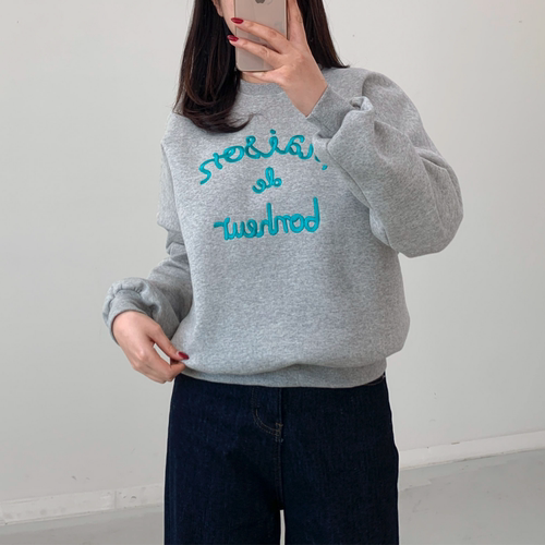 小个子字母印花卫衣女美式学院风