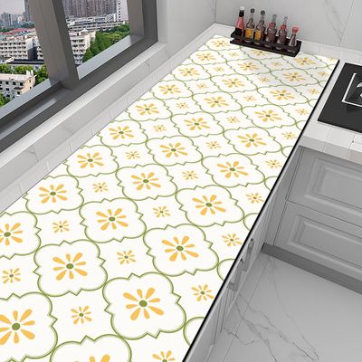 厨房灶台面保护垫PVC防水防油桌面垫子加厚防滑家用防潮