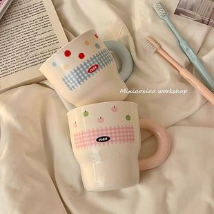 牙具杯家用 可爱洗漱杯高颜值情侣漱口杯创意简约牙缸洗漱杯子套装