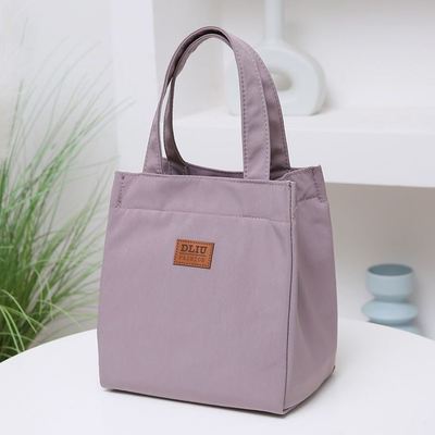 新款大容量简约便当包袋外出上班带饭铝箔保温饭盒袋手提包小拎包