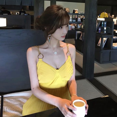 超显白明黄手工圆环搭配