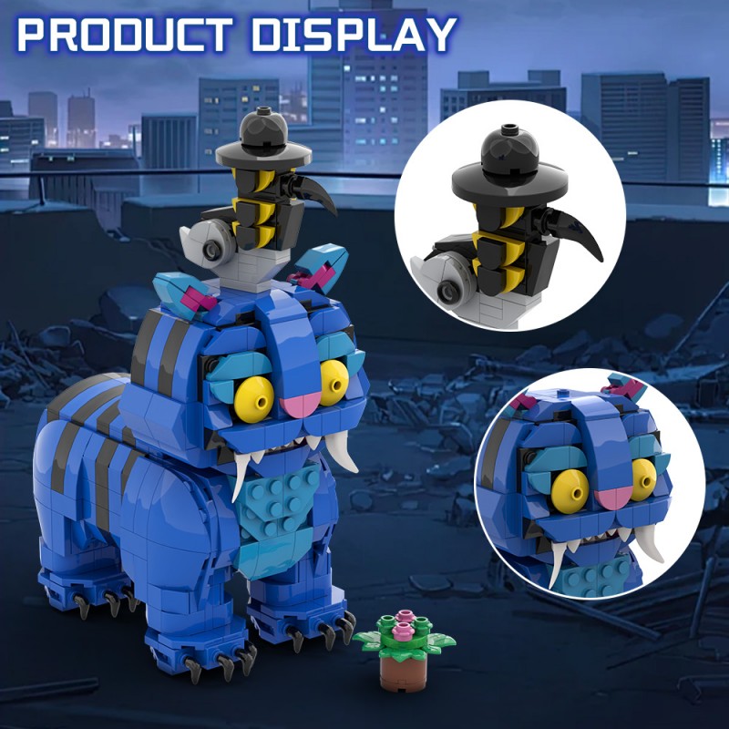 新款SETbrick 狮子乌鸦 小颗粒积木兼容益智儿童玩具套装拼插礼品