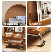 三梦杂志架镜子可移动全身镜女生卧室穿衣镜家用旋转实木落地镜子