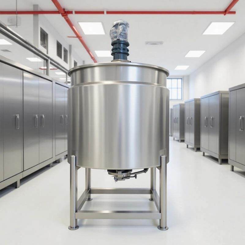 现货促销不锈钢化工反应釜食品发酵乳化罐电加热保温搅拌桶