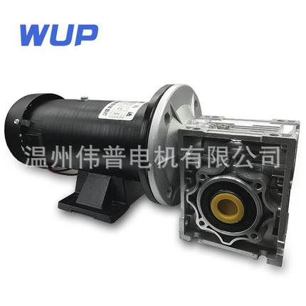 DC220V调速电机马达减速电机370W卧式直流电机永磁直流电机