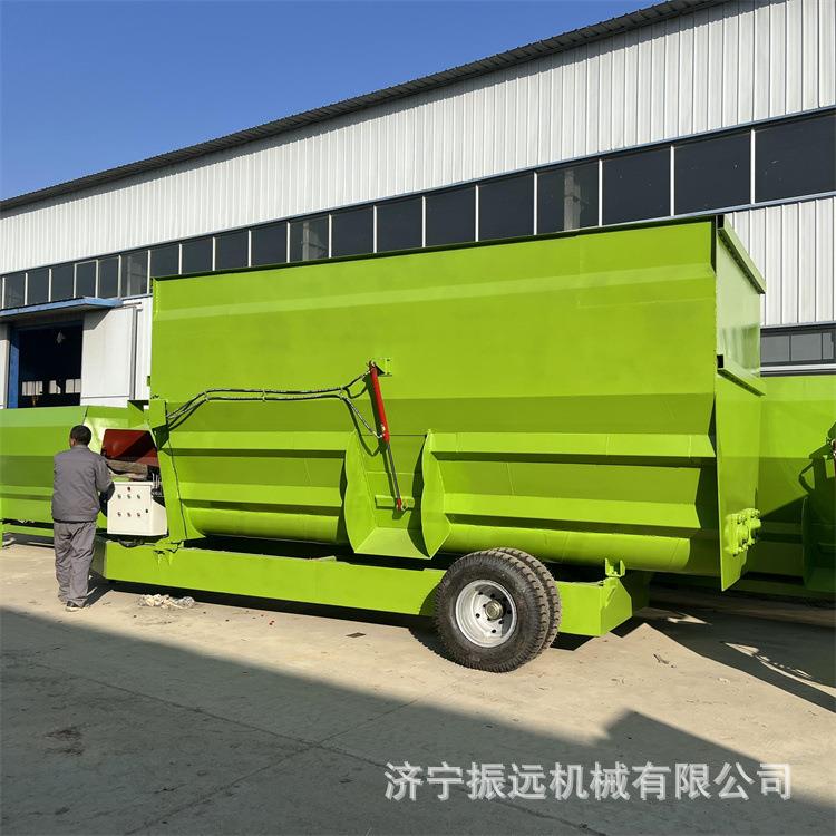 自动称重TMR养殖场搅拌机喂牛场饲料混合机液压开仓养殖拌料机