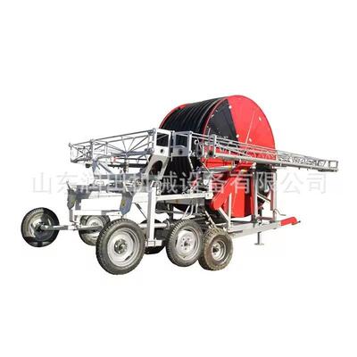 JP7590-300400m吊杆淋灌机30米折叠桁架喷头移动卷盘式喷灌机