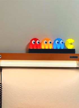 像素吃豆人摆件小夜灯氛围感装饰品桌面客厅卧室玄关可爱创意搞怪