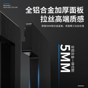 电视柜极窄穿线盒办公桌开孔方形装饰盒铝合金桌面走线盒卓线孔盖