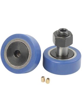 螺栓滚轮滚针轴承聚氨酯包胶凸轮随动器CFFRRU8圆弧/圆柱非标定制