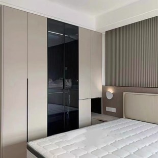 上海工厂直销定做兔宝宝enf级衣柜LU型衣帽间移门壁橱全屋家具定