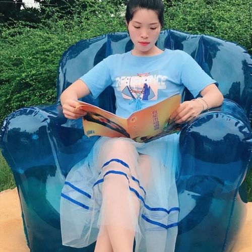 舒美特时尚潮流充气女皇单人沙发柔软舒适易环保材质新款