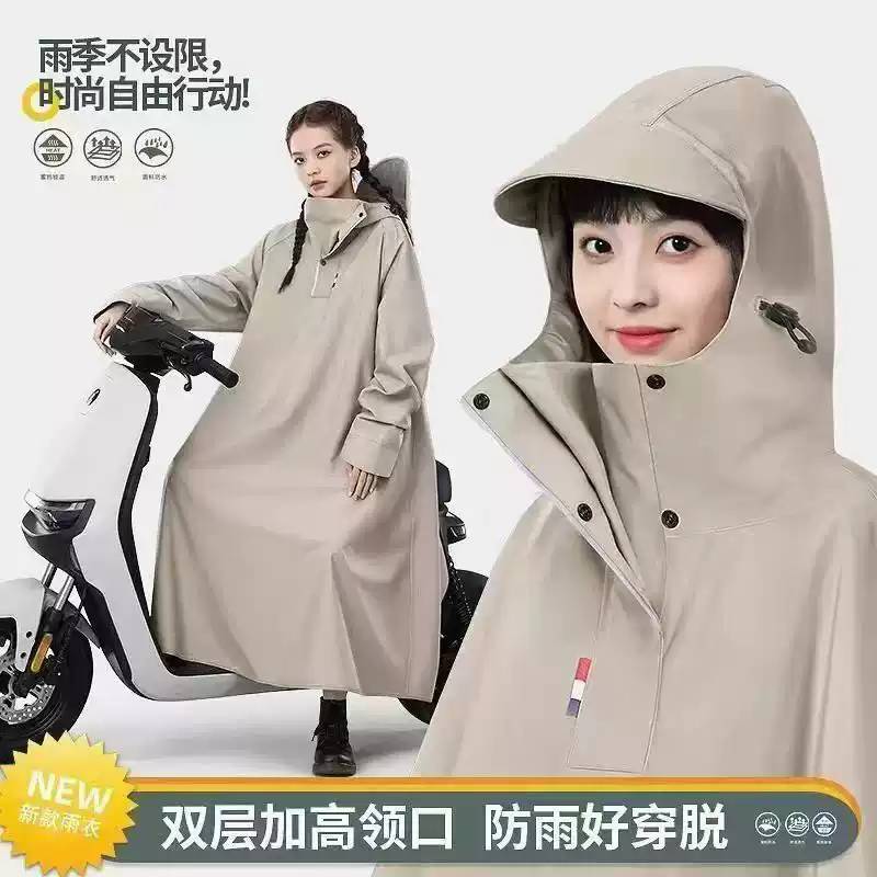 电动车雨衣牛津布长款全身防暴雨