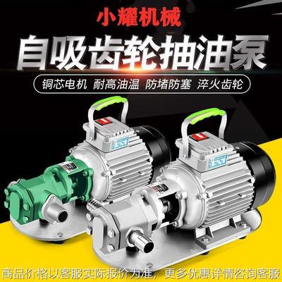 高粘度液压油自吸式齿轮不锈钢电动抽油泵柴油机油齿轮油食用油