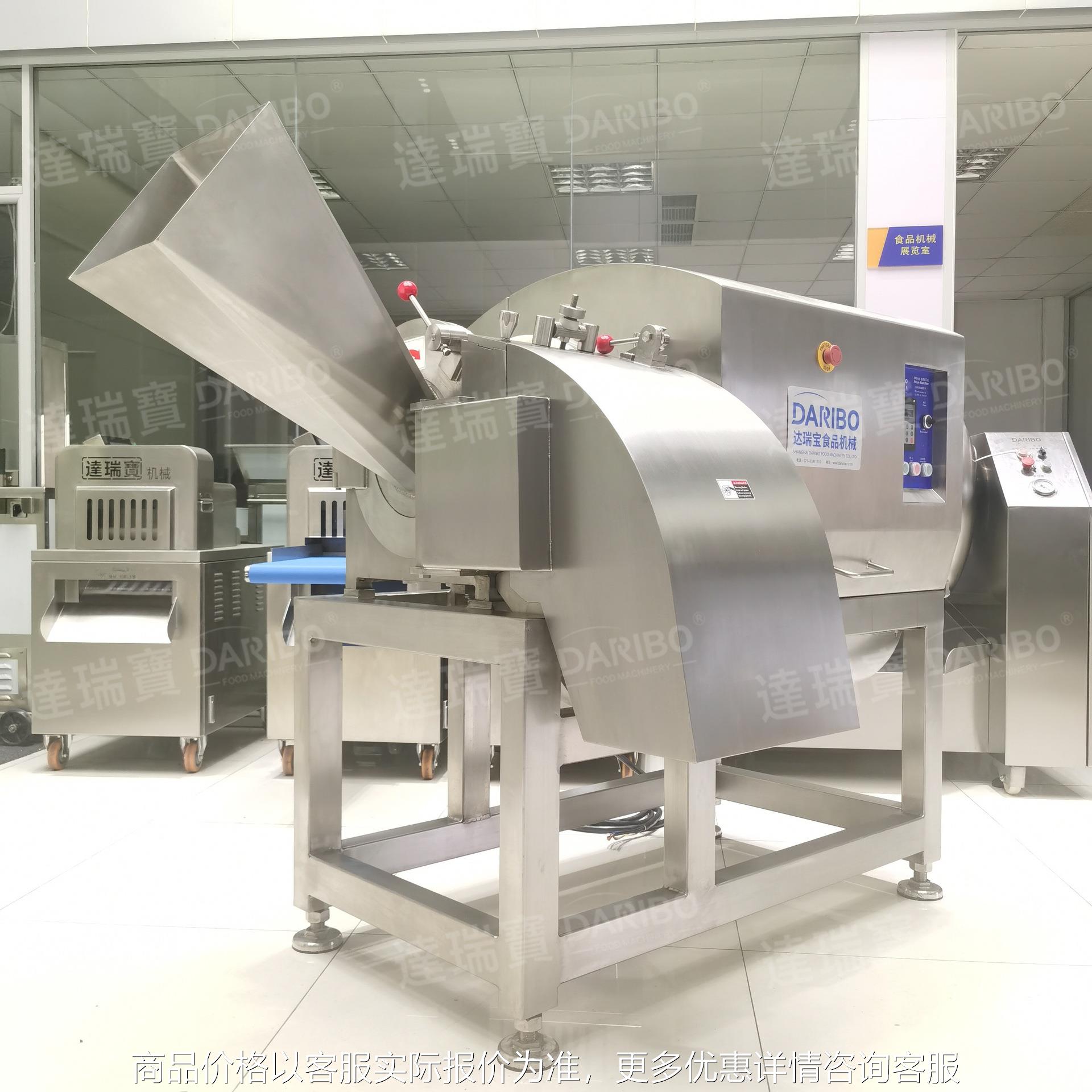 五花肉肥膘切丁机 全自动不锈钢切肉机 连续式切肉粒机可接产线