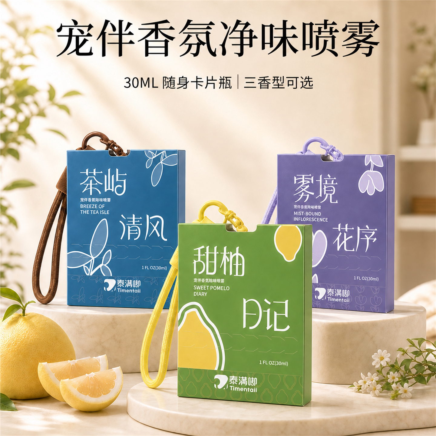 宠伴香氛喷雾宠物香水随身便携