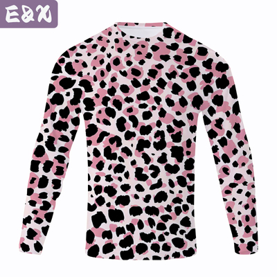 Leopard T-Shirts For Women Long Sleeve Tiger Stripes T-Shirt