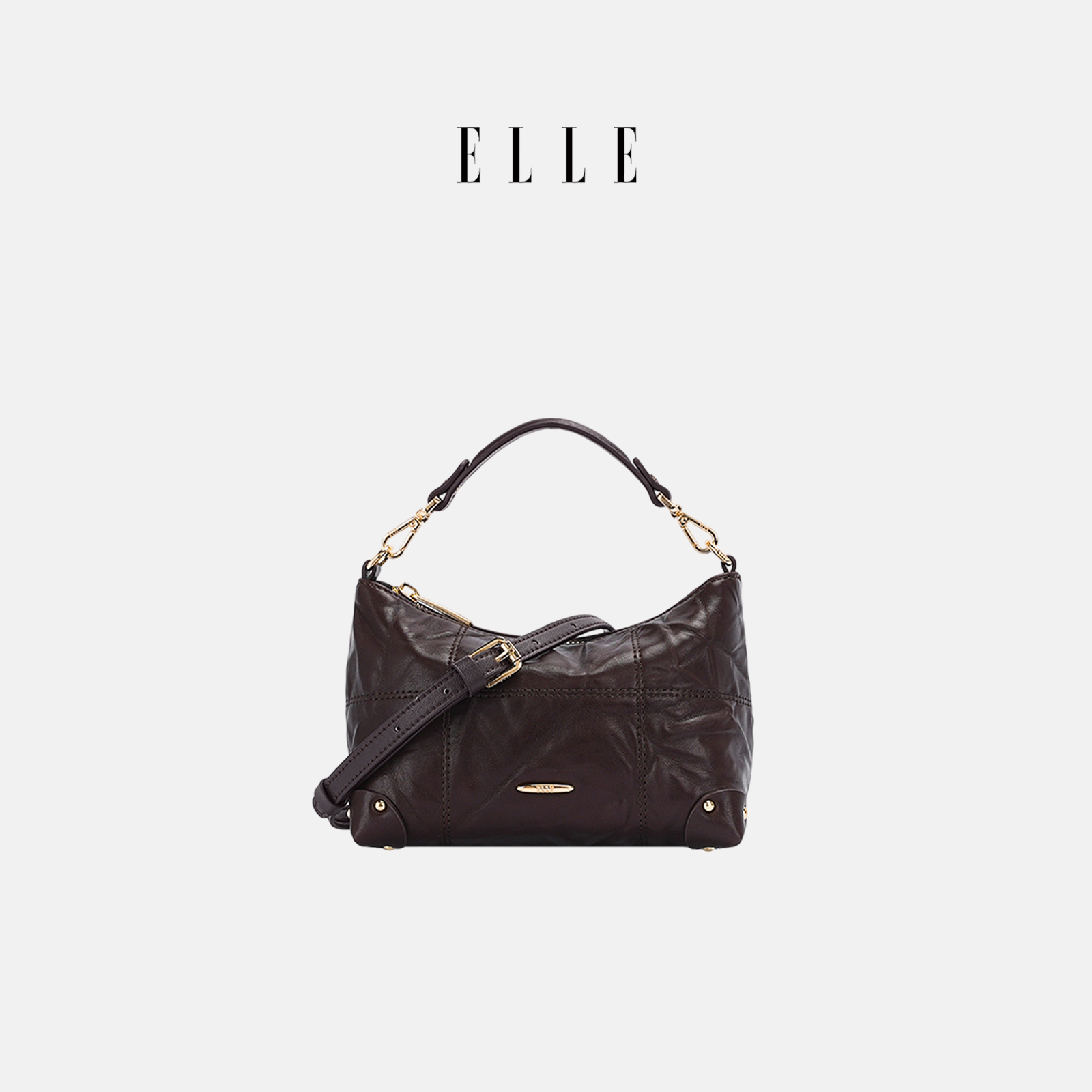 ELLE手提小拎包斜挎包高级感轻奢图片