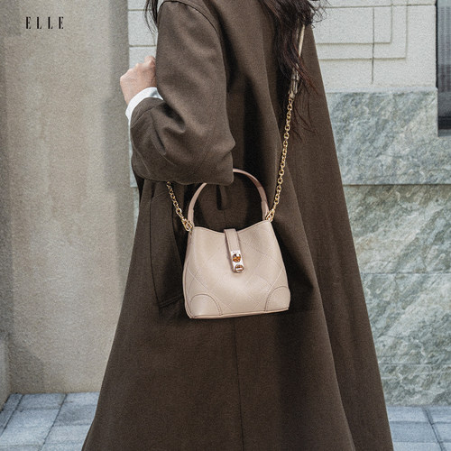ELLE斜挎包轻奢小众通勤
