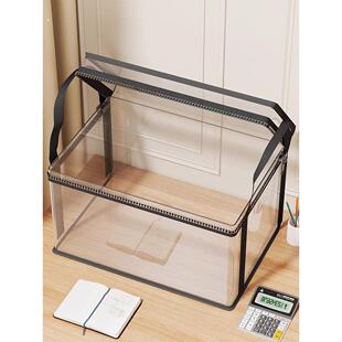 书本收纳箱整理箱塑料透明书籍收纳神器置物袋旧书书箱衣服防尘袋