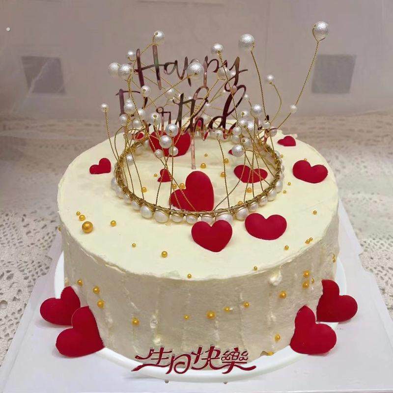 生日仿真蛋糕模型202网红新款婚礼爱心皇冠定制塑胶假蛋糕样品,家居饰品,仿真水果,淘宝优惠券,粉丝福利购,淘宝优惠卷