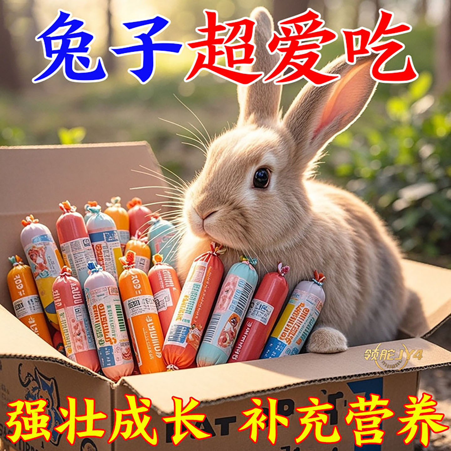 兔子火腿肠高蛋白高纤维幼兔