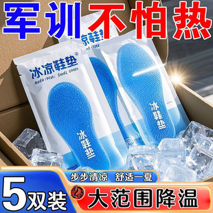 【开学季补贴】军训跑步凉感鞋垫发泡减震久站不累脚透气吸汗防臭