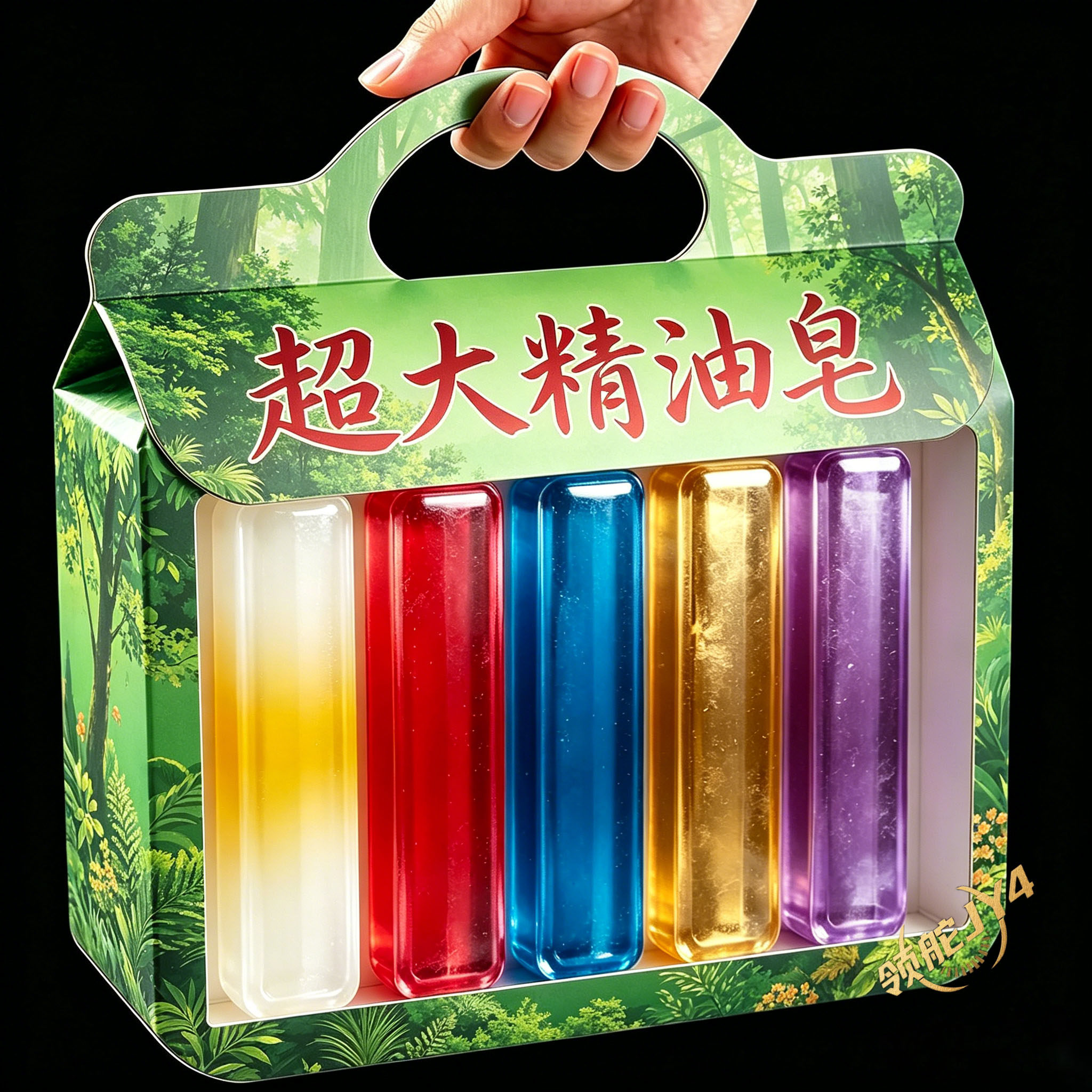 1kg装】花香皂精油皂加厚浓香型洗脸沐浴三合一透明皂香氛皂香皂