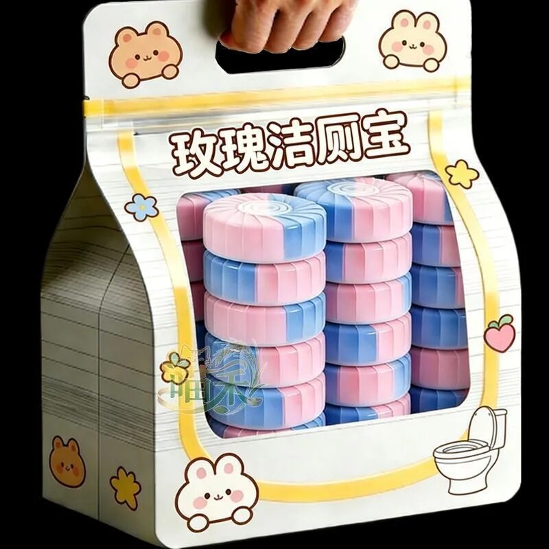 蓝泡泡花香洁厕宝除垢除臭