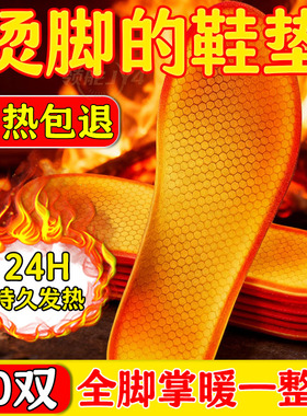 艾草生姜暖足贴防寒保暖自发热鞋垫冬季暖宝宝贴男女暖手暖脚取暖