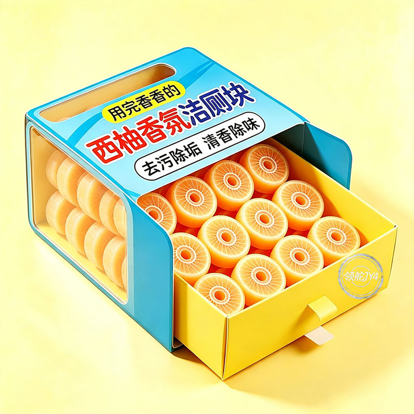 西柚清香洁厕宝除垢去异味